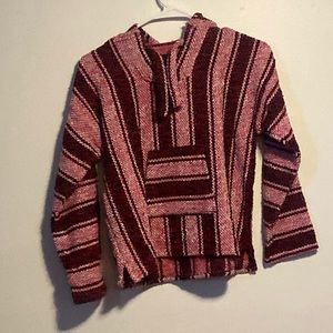 Authentic Aruban hand made Poncho Girls size 10